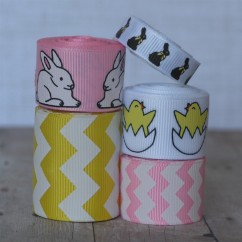 10 yards Pink & Yellow Easter Friends Mix